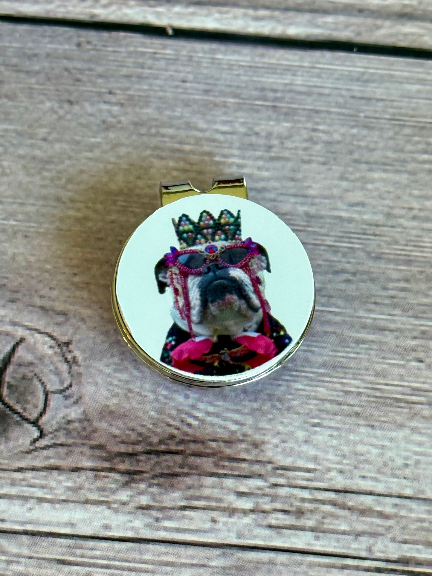 GOLF BALL MARKER w/CLIP