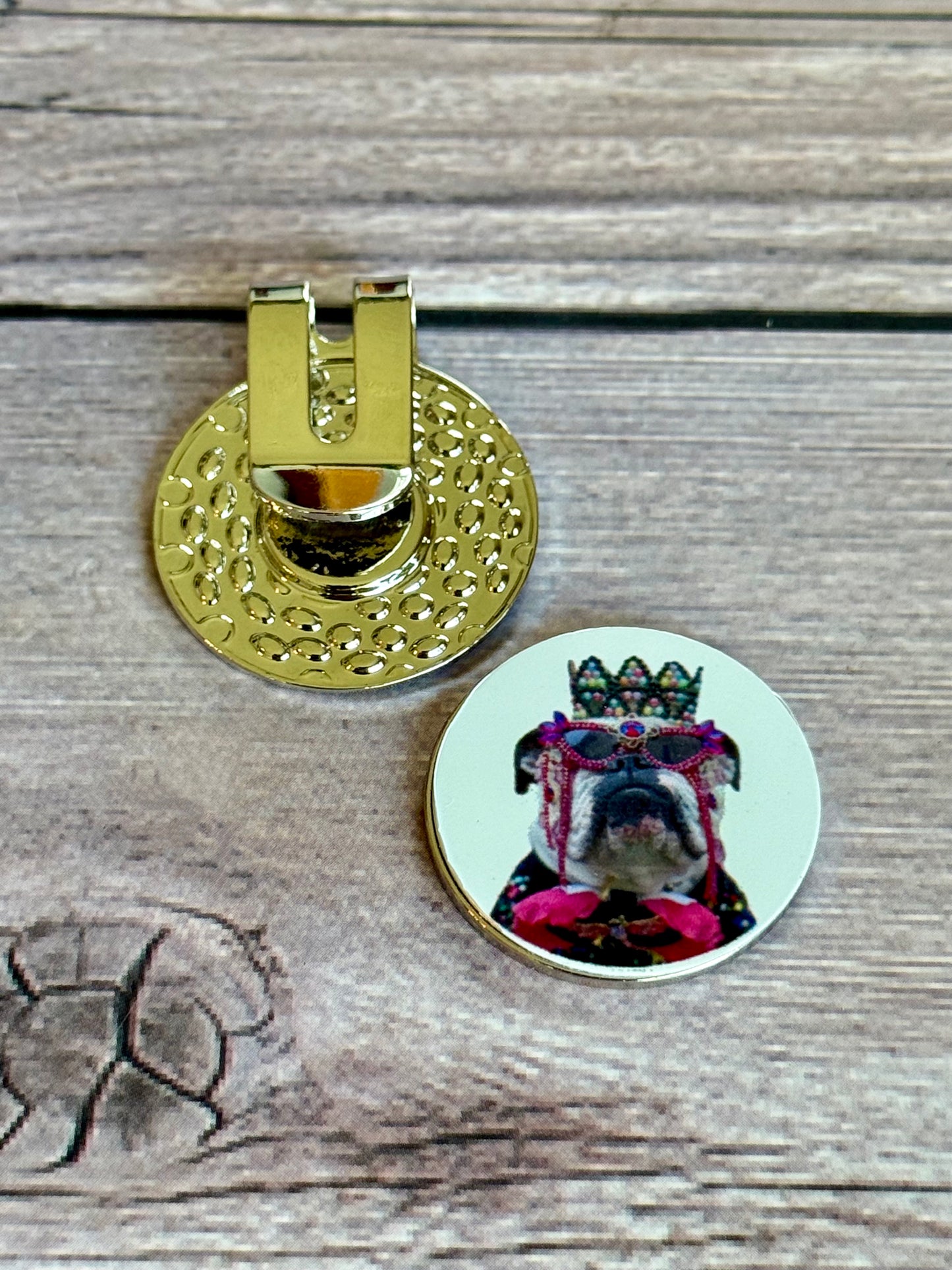 GOLF BALL MARKER w/CLIP