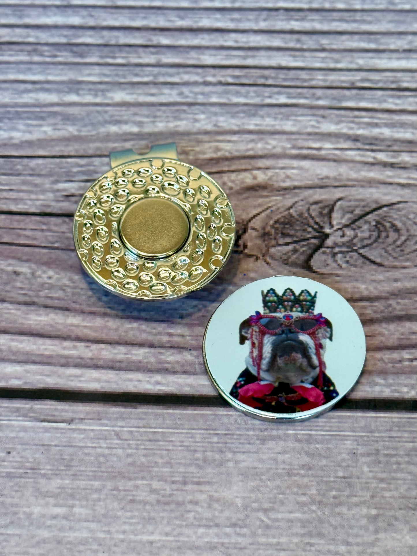 GOLF BALL MARKER w/CLIP