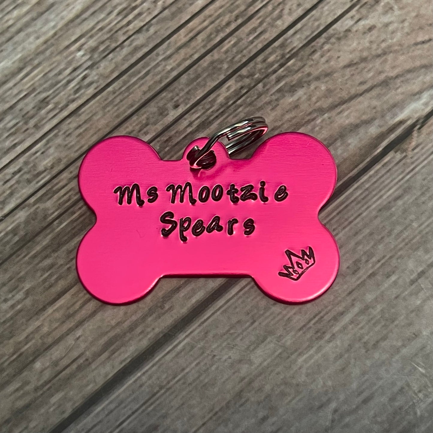 PINK PET ID TAG