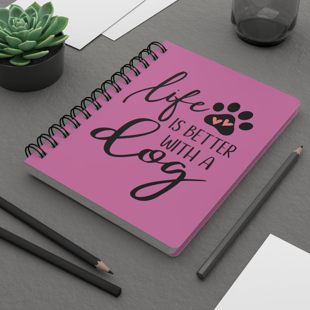 PINK DOG LOVER NOTEBOOK