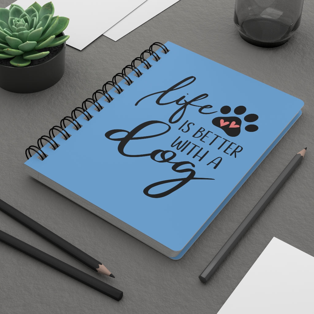 BLUE DOG LOVER NOTEBOOK