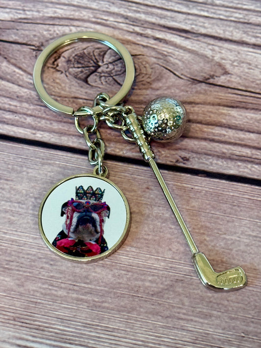 GOLF KEYCHAIN with PHOTO
