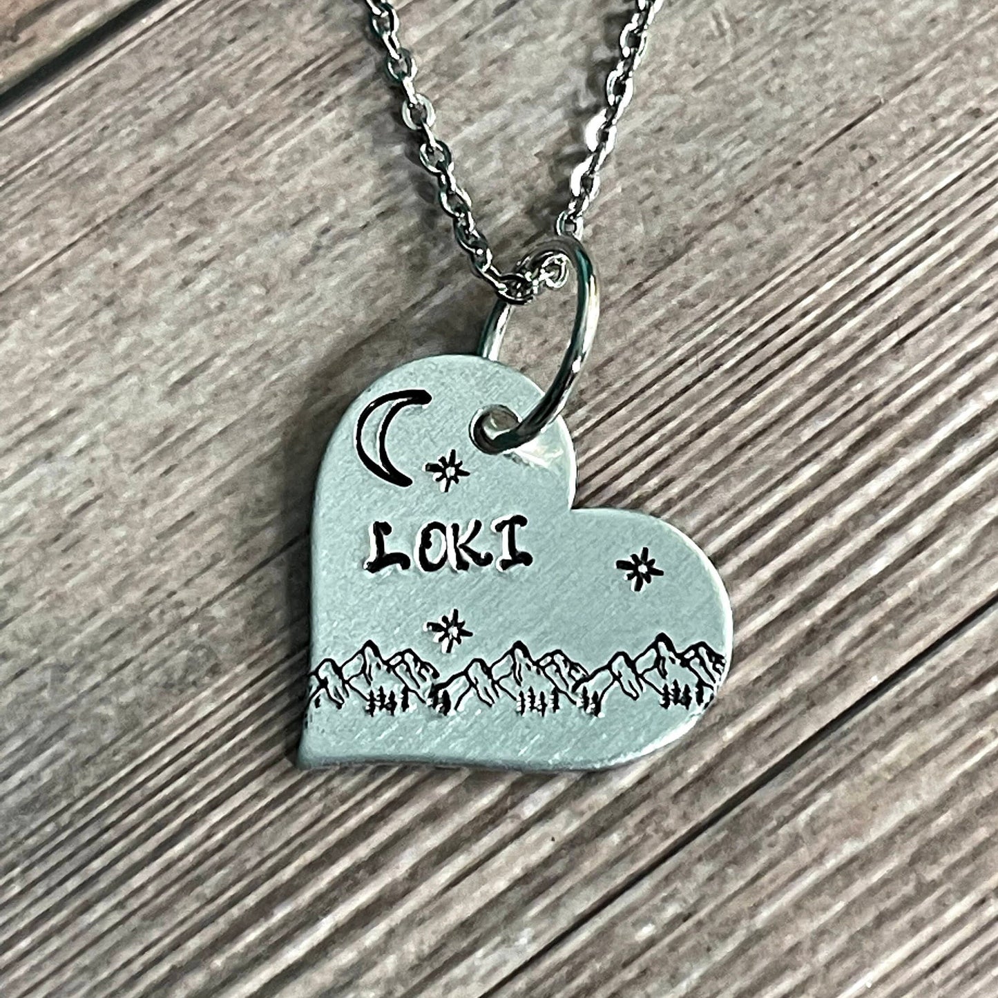 PERSONALIZED HEART NECKLACE