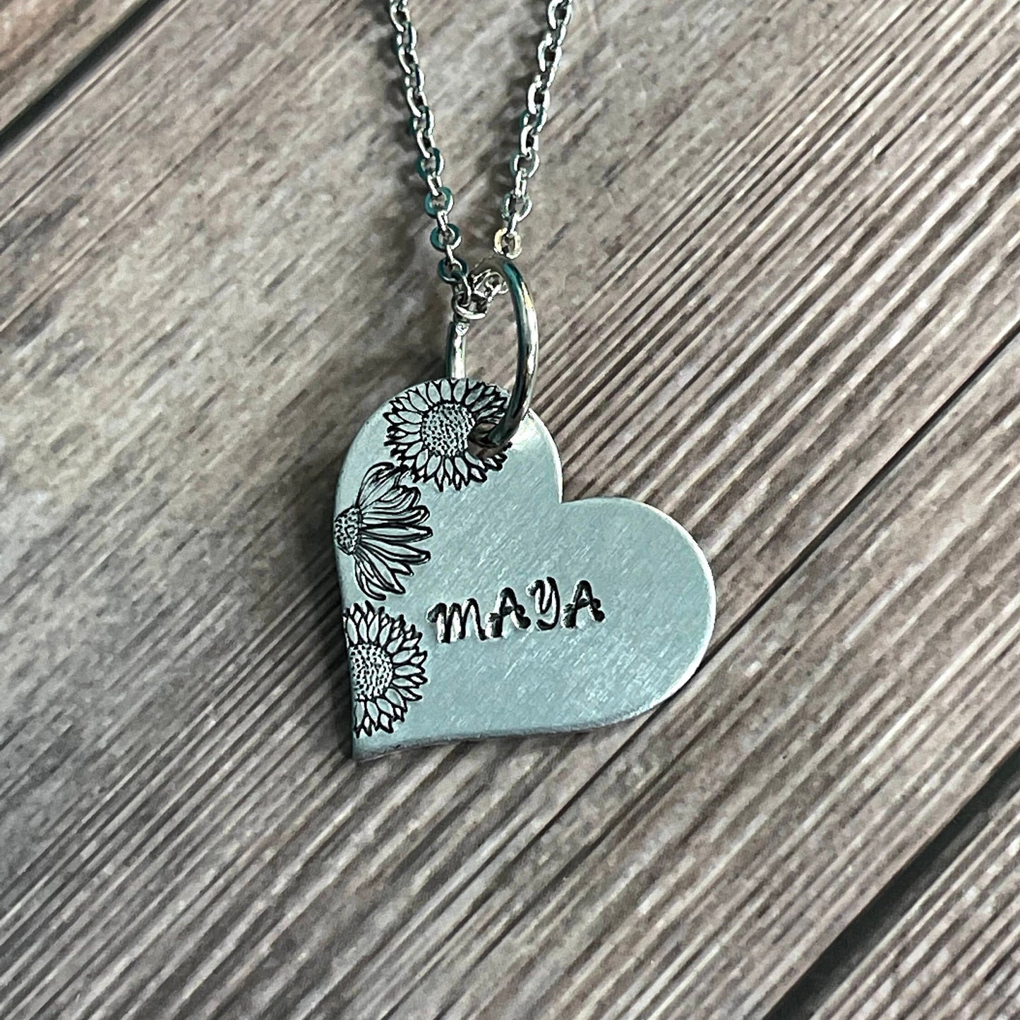 PERSONALIZED HEART NECKLACE