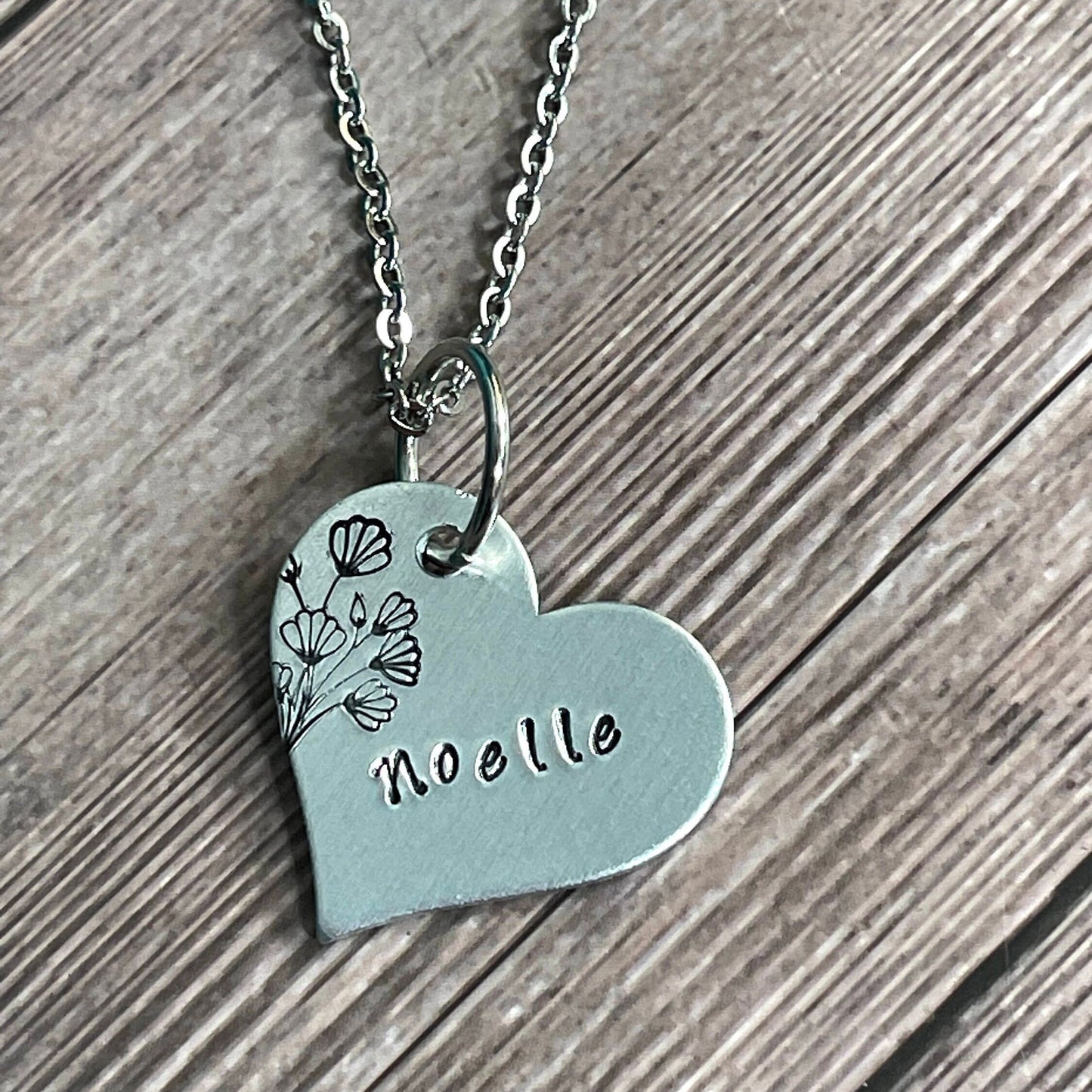 PERSONALIZED HEART NECKLACE