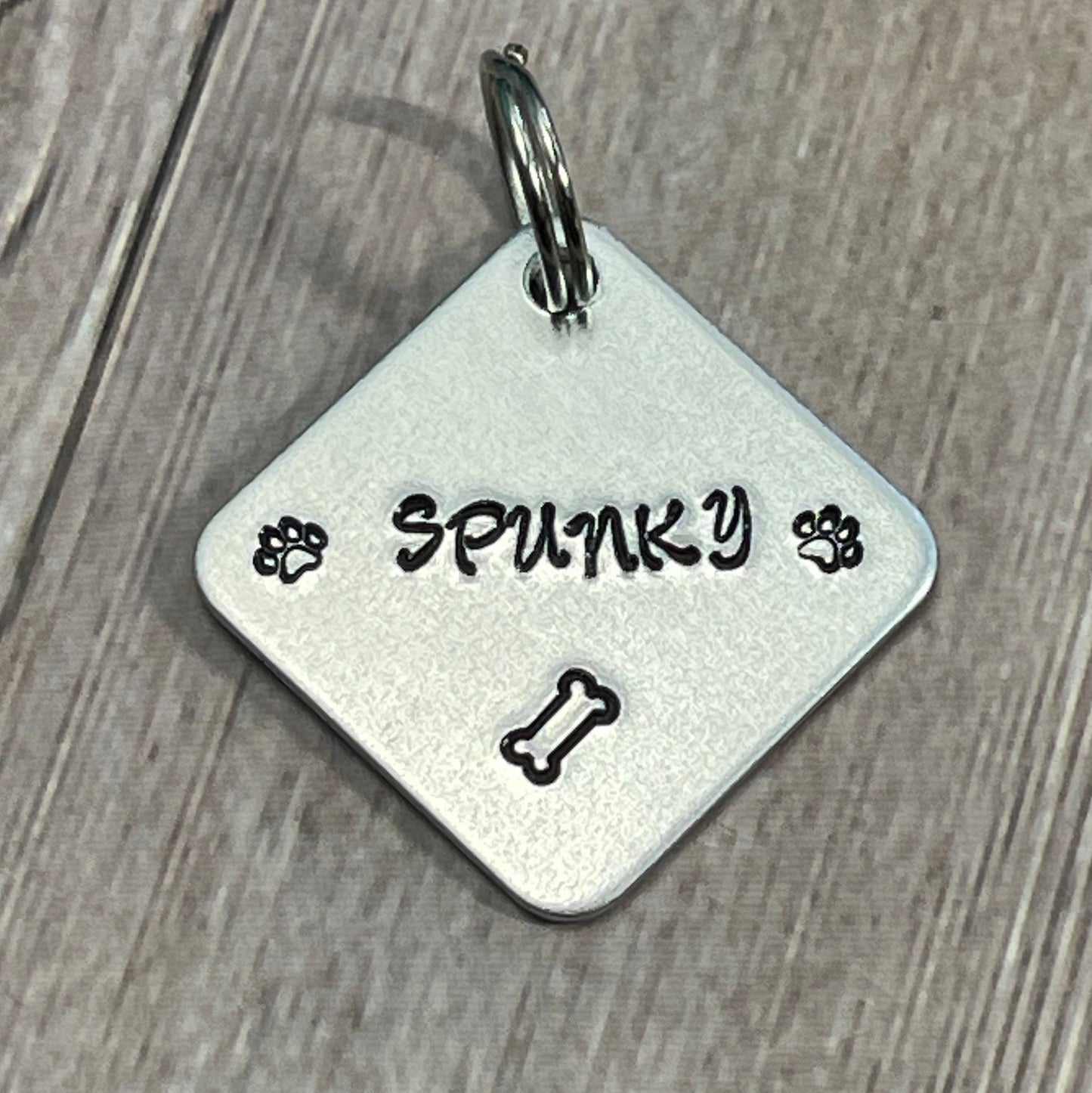 SQUARE PET ID TAG