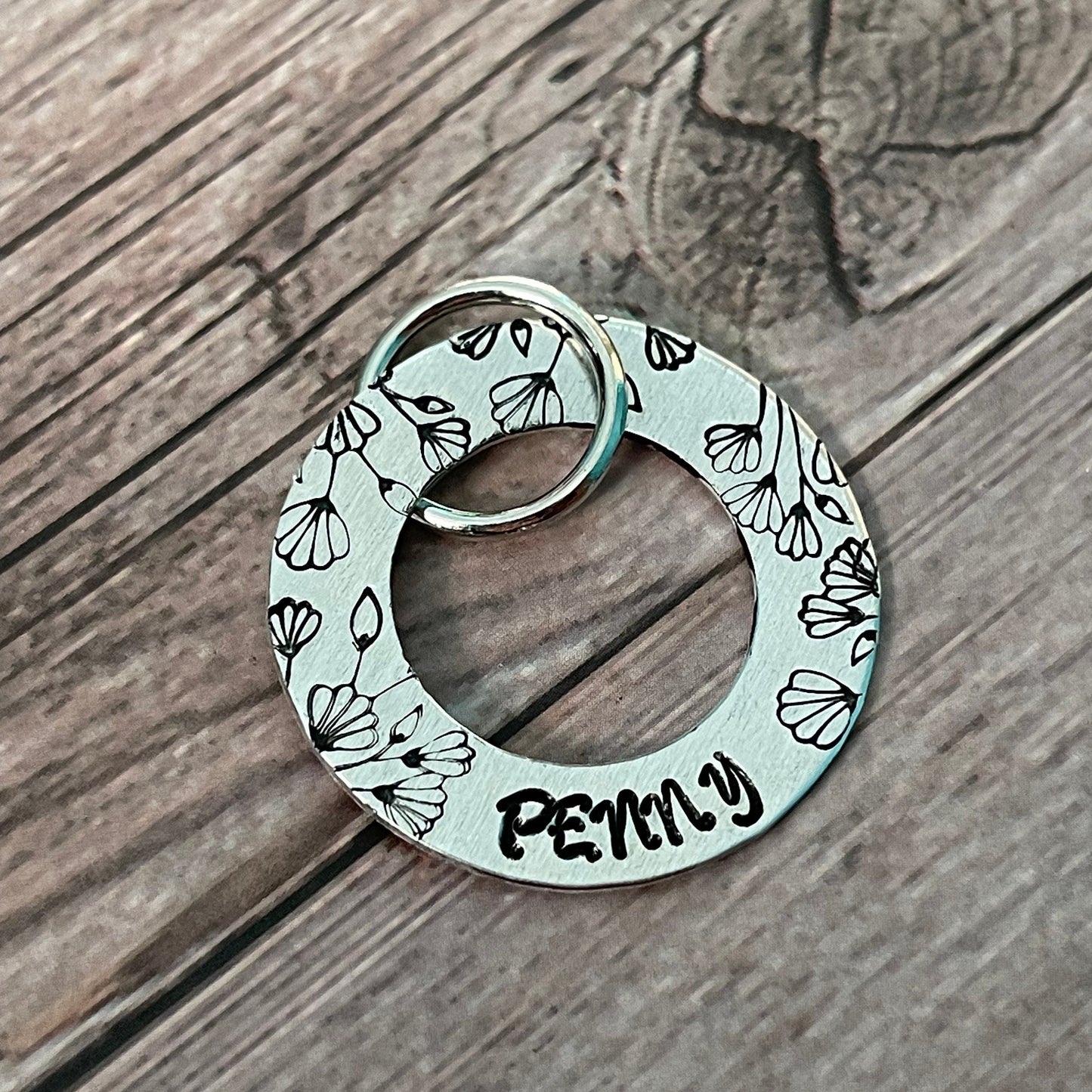 PERSONALIZED WASHER PET ID TAG