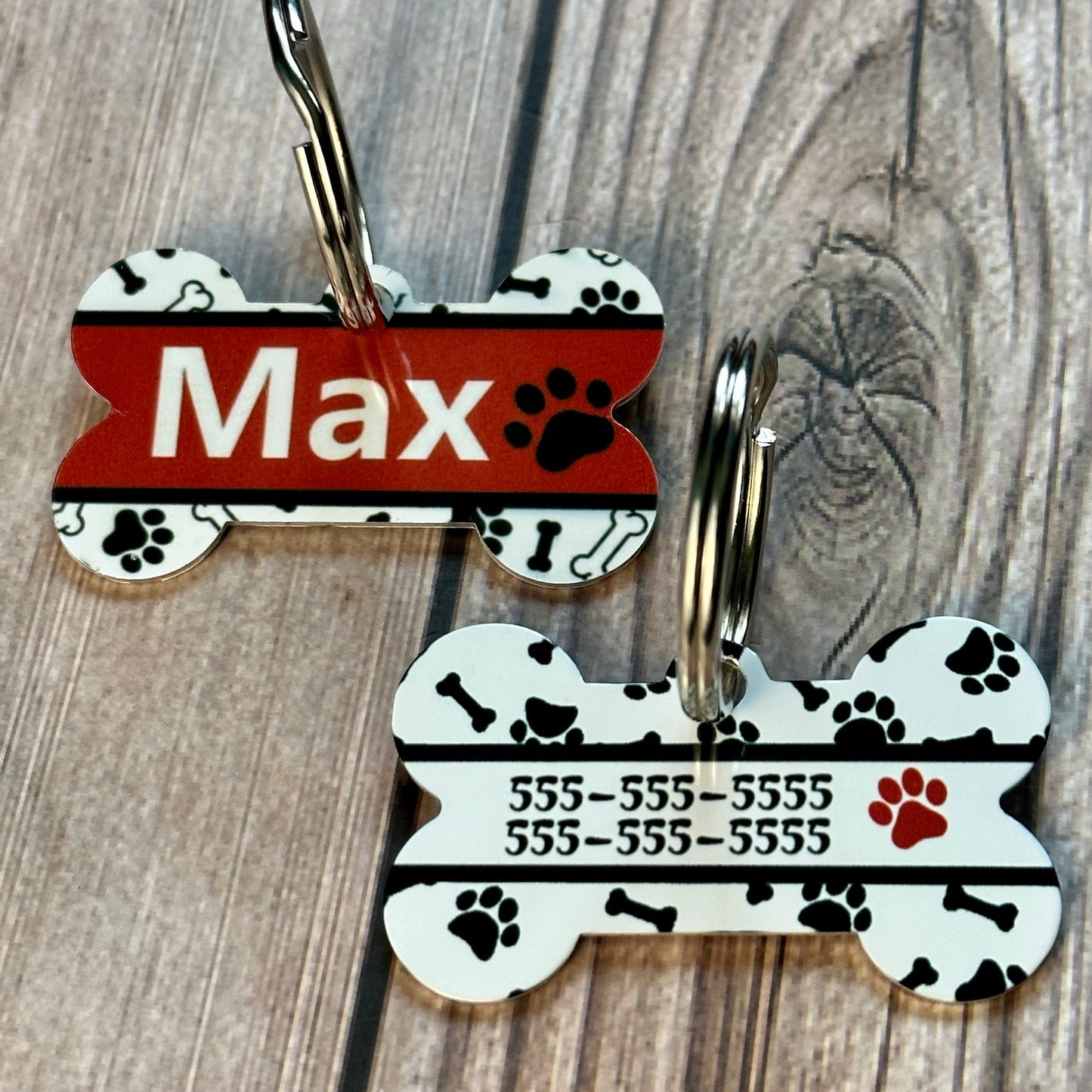 PET ID TAG - Double sided